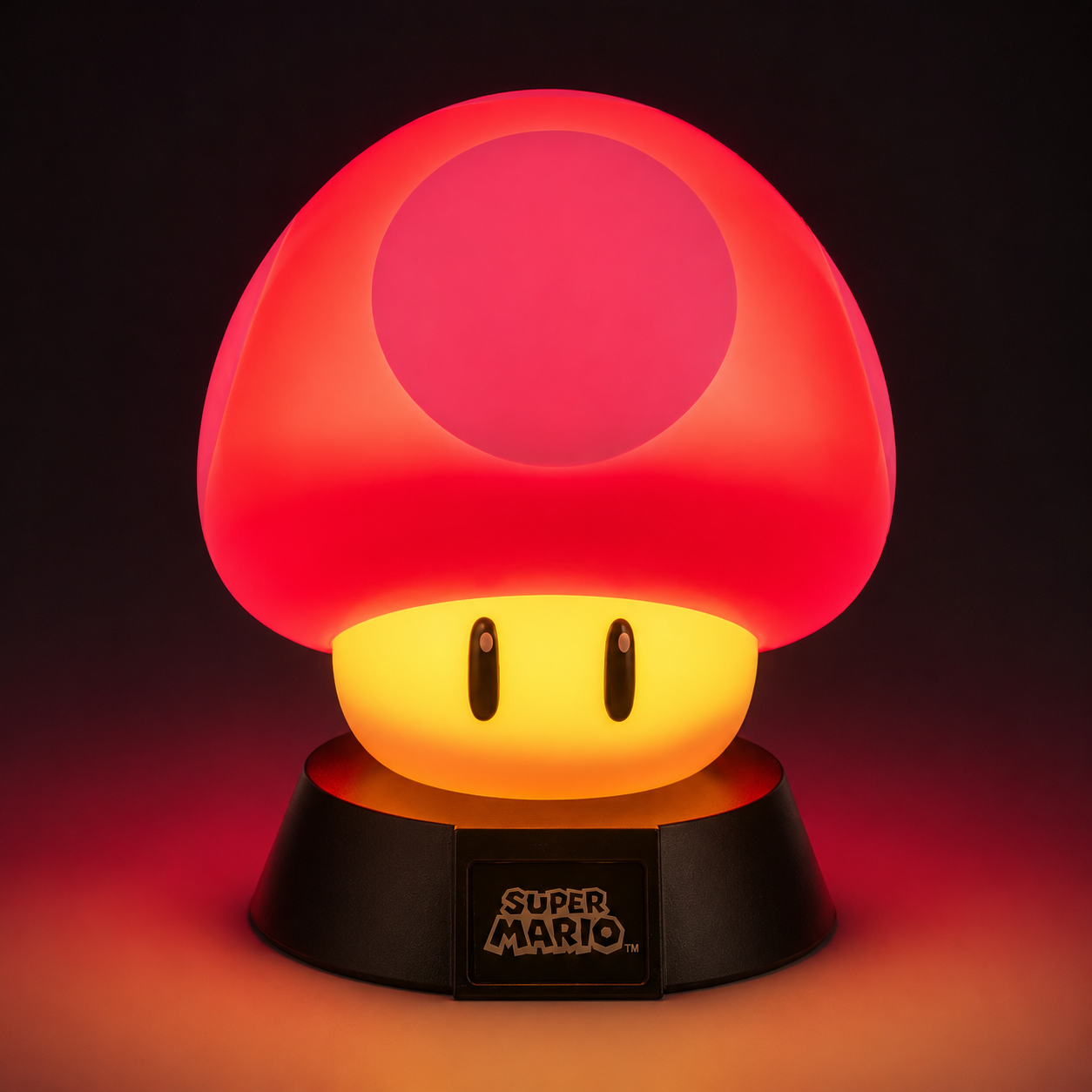 Lampara de champiñon de Super Mario