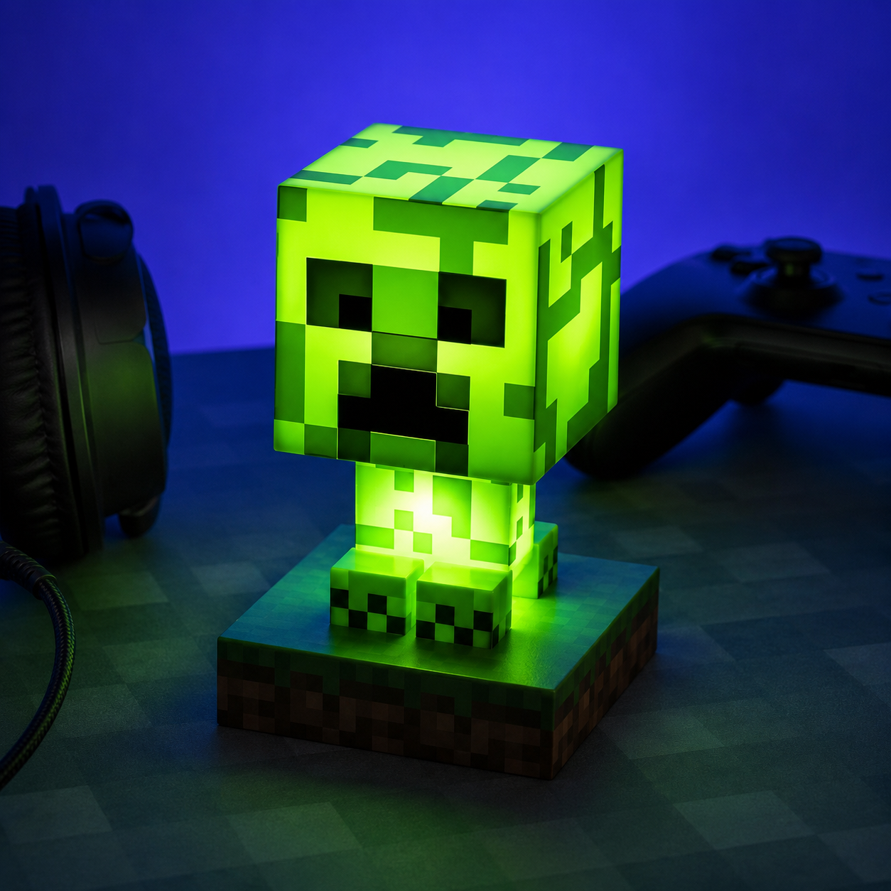 Lampara de Creeper de Minecraft
