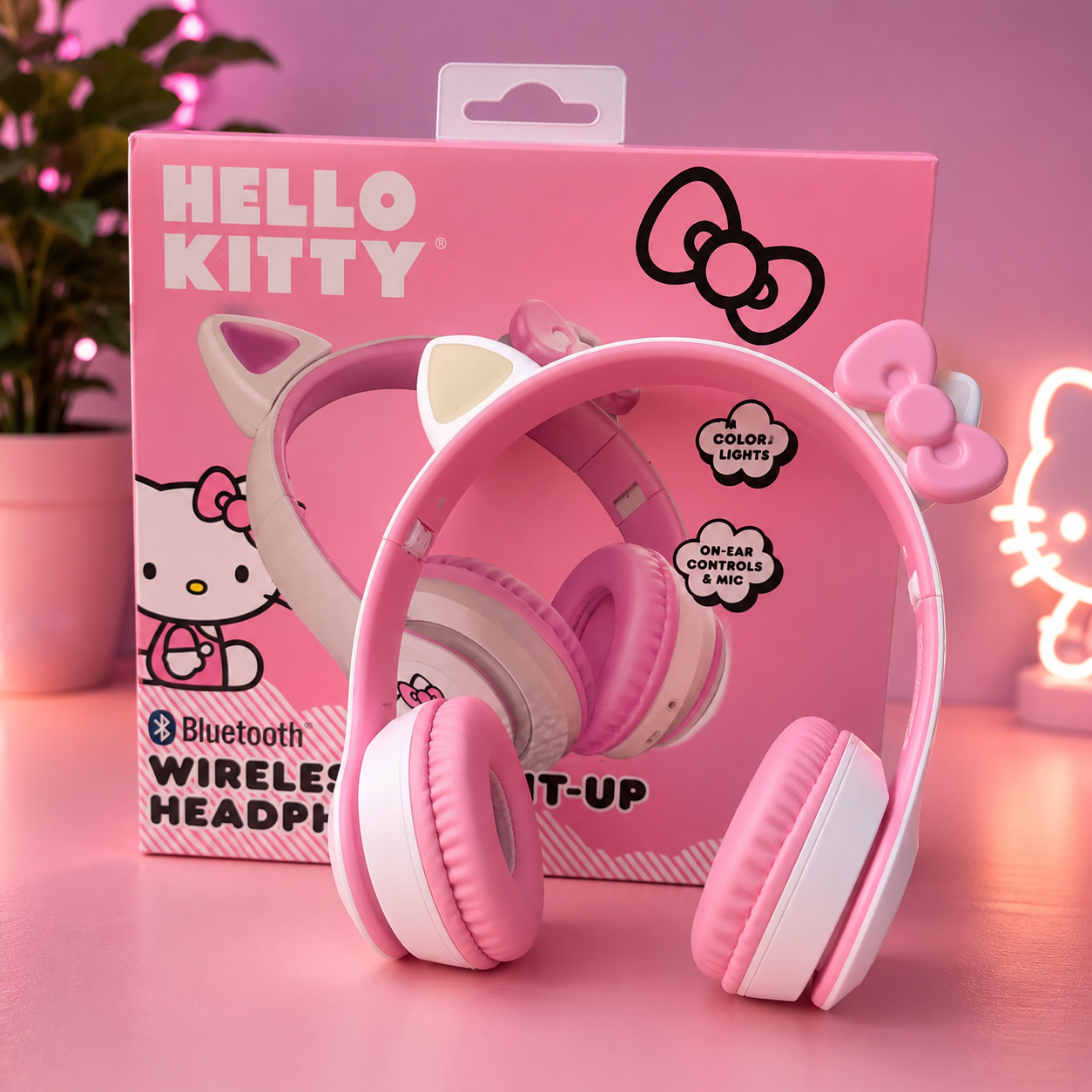 Audifonos Inhalambricos de Hello Kitty